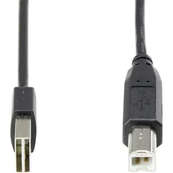 renkforce USB 2.0 A/B Anschlusskabel 1,8 m mit Wende-Stecker  - Kabel nie wieder falsch herum einste