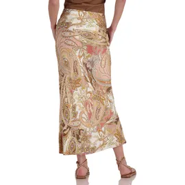 Monari Maxirock Damen Paisleymuster Braun 38