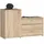 abamihome Akord 98,4 x 68 x 33 cm geschlossen / Sonoma Eiche