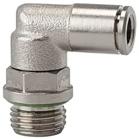 Riegler L-Steckverschraubung »metallica« drehbar, G 1/2 a., Schlauch- Ø14