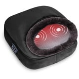 Snailax Fußmassagegerät mit Vibration, elektrisches Fußmassagegerät mit Wärmefunktion, 2 in 1 Fußwärmer für Fußpflege mit 5 Massagemodi, Wärmetherapie Zuhause Büro, Geschenke