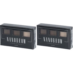 Nanobrow Augenbrauenpuder-Set dunkel