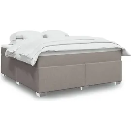 vidaXL Boxspringbett 180 x 200 cm Taupe