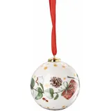 Hutschenreuther Weihnachten Sammelserie Weihnachtslieder 2025 "Alle Jahre Wieder Porzellankugel klein Ø 6 cm