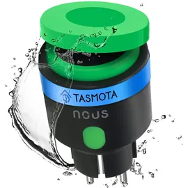 Nous Smart-Home-Steckdose IP44 Grün/Weiß