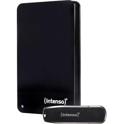 Intenso 6023880 Externe Festplatte 2000 GB Schwarz (2 TB), Externe Festplatte, Schwarz