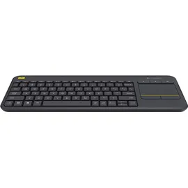 Logitech K400 Plus Wireless Touch Keyboard FR schwarz