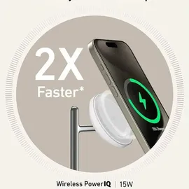 Anker MagGo Wireless Charging Station (3-in-1, Dock Stand) weiß