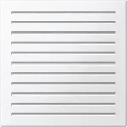 Merten MEG4450-0419 Zentralplatte für akustischen Signalgeber, polarweiß, System M MEG44500419