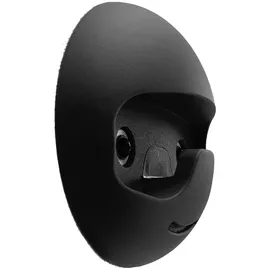 Emuca Napier Wandaufhänger, Schwarz, Kunststoff - Emuca