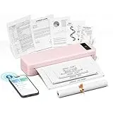 TATTMUSE Mobiler Drucker A4 für Unterwegs, Thermodrucker A4, Belegdrucker, Lernen, Monochromer Nur Thermopapie
