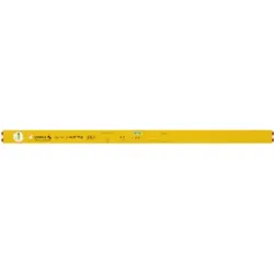 STABILA Wasserwaage Type 80 M Installation 100 cm mit Seltenerd-Magnetsystem und Markierungshilfen für Installationsarbeiten