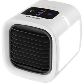 Tectake tectake® Luftkühler, 3in1, 5 Geschwindigkeits- und 2 Kühlstufen, Wassertank 250 ml, mit verstellbaren Lamellen