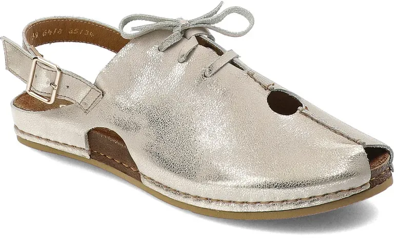 Beige Sandalen Maciejka Modische Damenschuhe, 39