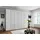 Wiemann Drehtürenschrank Monaco 295,3 x 216 x 58 cm Grau/Weiß