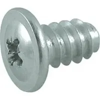 Hettich Blend-Befestigungsschraub 6,3x14mm, 46700 PZ-Kreuzschlitz Stahl verzinkt