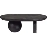 Woood Steppe Schwarz Mangoholz 110 x 38 cm