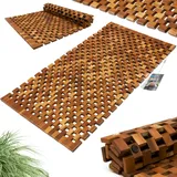 CASARIA Badvorleger Holz FSC®-zertifiziertes Akazienholz Gummistopper