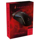 Surefire Hawk Claw Gaming-Maus mit 7 Tasten, RGB - Schwarz