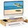 Relaxdays Monitorständer Bambus 8,5 cm x 60 cm x 30 cm natur