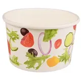 Papstar Salatschalen Pappe "To Go" 600 ml Ø 12,5 cm 50 St. Weiß