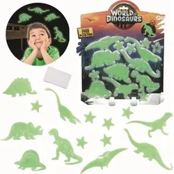 TOI TOYS 35003A WORLD OF DINOSAURS Fluoreszierender Dino-Dekor