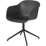 Muuto - Fiber Chair Swivel Base, schwarz