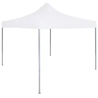 VidaXL Profi-Partyzelt Faltbar 2×2 m Stahl Weiß