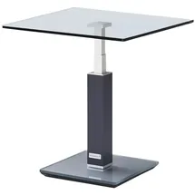 Wohnwert Beistelltisch Quatro Plus ¦ grau ¦ Maße (cm): B: 60 H: 46