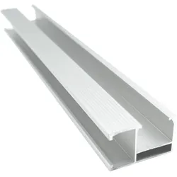 2500mm Aluminium Schiene Aluprofil Montageprofil 2,5m Unterkonstruktion