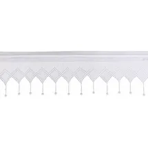 HOSSNER - ART OF HOME DECO Querbehang »Attersee« Stangendurchzug 1 Stk. tlg., weiß, , 583484-2