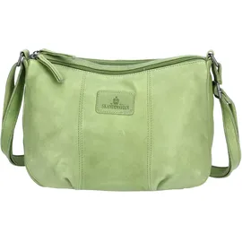 The Skandinavian Brand Leder Umhängetasche Green