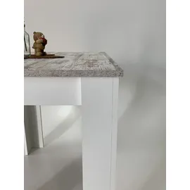 Möbel SD Lucie 60 x 74,5 x 60 cm Beige/Braun/Grau/Weiß