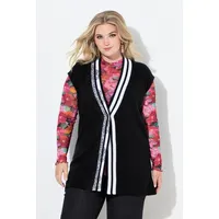 MIAMODA Strickjacke Straight Fit Schwarz 46/48