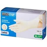 Hygostar unisex Einmalhandschuhe GRIP weiß Größe XL 100 St.