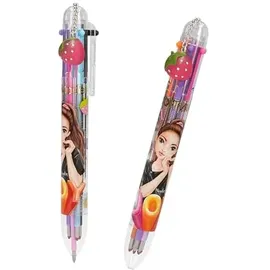 DEPESCHE Kugelschreiber Gelstift Mehrfarbig 6 St.