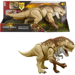 Jurassic World Rebirth Bösewicht1 Dino-Actionfigur, 56 cm Doppelattacke Dinosaurier-Spielzeug, 2 Angriffe