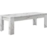 INOSIGN Couchtisch »Carrara«, (125 x 65 cm), weiß