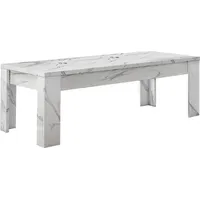 INOSIGN Couchtisch »Carrara«, (125 x 65 cm), weiß