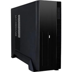 Chieftec UE-02B Computergehäuse – Computergehäuse (Mini-Tower, PC, Metall, Micro-ATX, Schwarz) (Mini ITX, mATX), PC Gehäuse, Schwarz