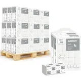 Katrin Papierhandtücher Plus ZZ 2, 35311, 2-lagig, Zick-Zack, Tissue, 22,4 x 23cm, 4000 Stück, 36 Pack, Palette
