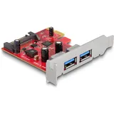 DeLock 90155 PCI-Express Karte zu 2 x extern USB 3.2 Gen 1) PCIe
