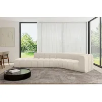 altdecor Ecksofa modulares Sofa Tilmo-L1 - 399x194x70 cm Beige