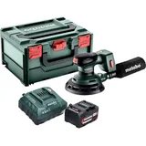 Metabo Metabo, + SXA 18 LTX 150 BL Akku Exzenterschleifer 18 V 150 mm Brushless + 1x Akku 4,0 Ah + Ladegerät + X