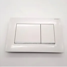 Geberit Sigma30 Betätigungsplatte für 2-Mengen-Spülung weiß/hochglanz-verchromt 115.883.KJ.1