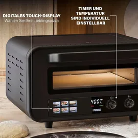 Princess Pro Max Pizzaofen 15L 400°C schwarz