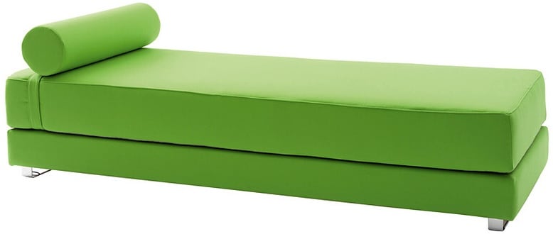 Softline Schlafsofa Lubi grün, Designer Kurt Brandt, 44x82 cm