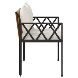 vidaXL 2-Seater 116 x 56 x 75 cm Braun