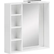 Schildmeyer Samu Spiegel 147762, weiß glanz, 73,3 / 15,8 / 77 cm