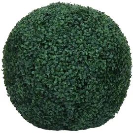 Mendler Künstlicher Busch HWC-O96, Buchskugel Dekopflanze Buchsbaumkugel Kunstpflanze Buxus, Outdoor, Polyethylen Ø 53cm